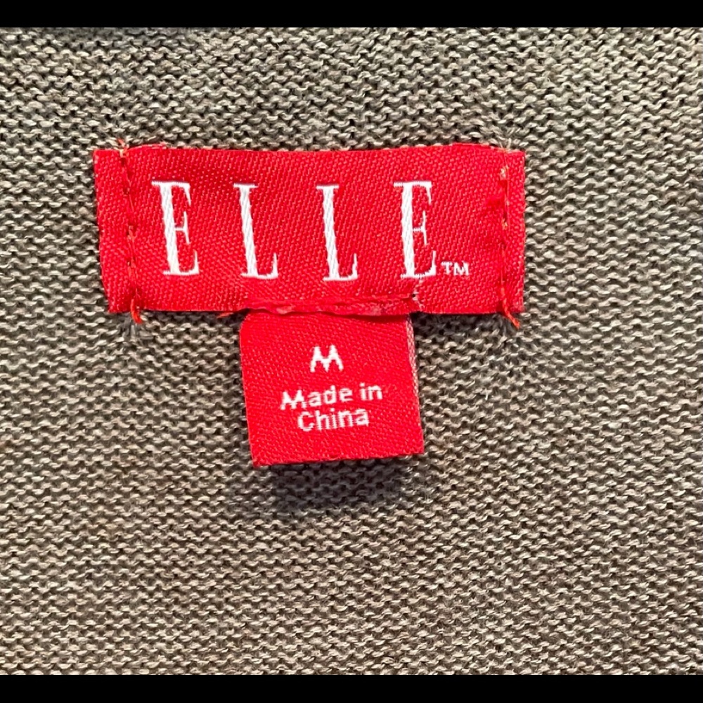 Elle Brown Ruffle Cardigan - Picture 3 of 3